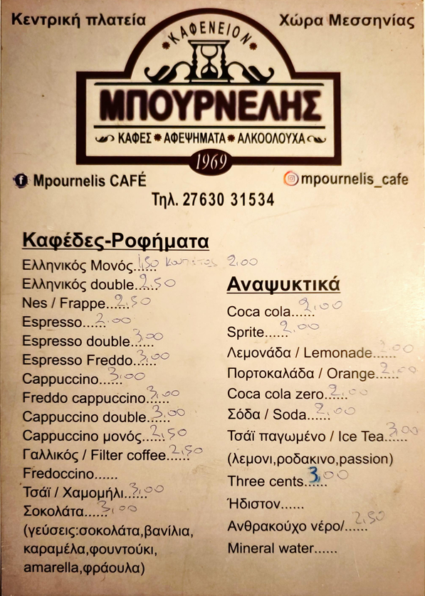 Παλαιό Μενού